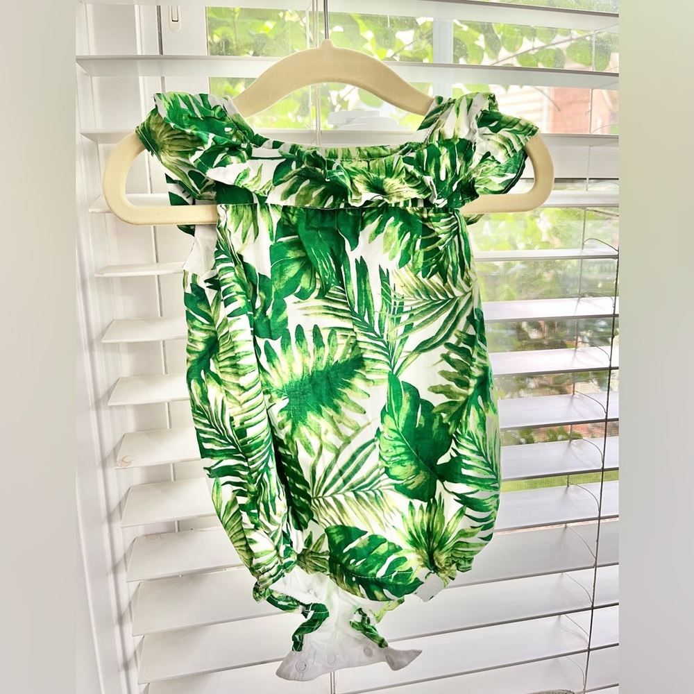 Janie and Jack Palm Romper